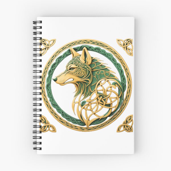 Item preview, Norse Fenrir Wolf Viking Knotwork designed and sold by Fetraus.