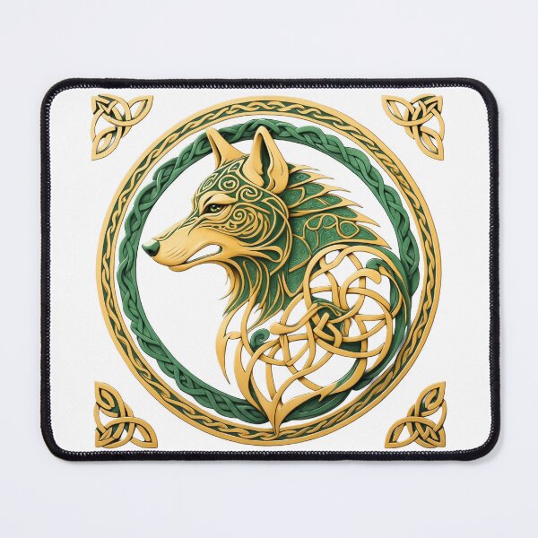 Item preview, Norse Fenrir Wolf Viking Knotwork designed and sold by Fetraus.