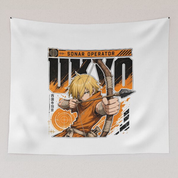 Item preview, Tactical Archer Orange Sonar Operator Brush Graphic designed and sold by sidki-SDK.
