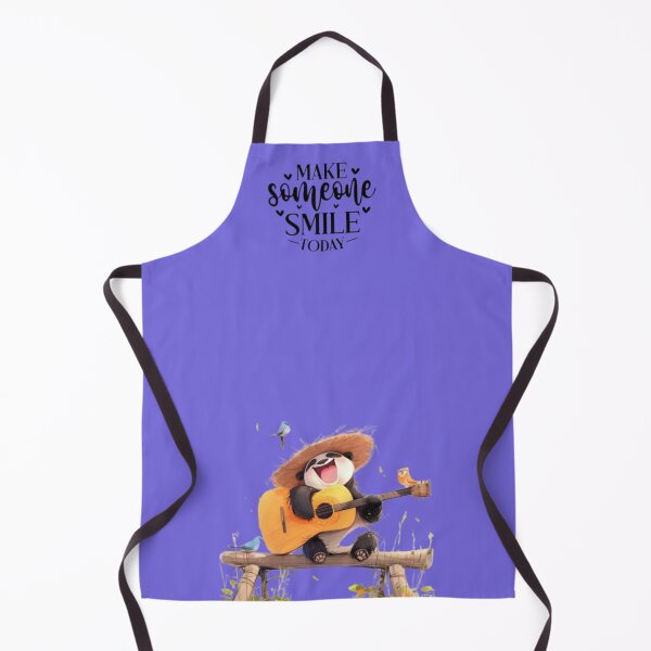 Item preview, Make Someone Smile Today Panda Playing Guitar Cute Positive Quote T-Shirt designed and sold by RajDeals.