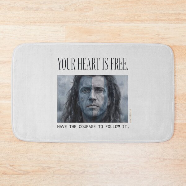 Item preview, Your Heart Is Free Have The Courage To Follow It - Braveheart Quote designed and sold by Enea Kelo.
