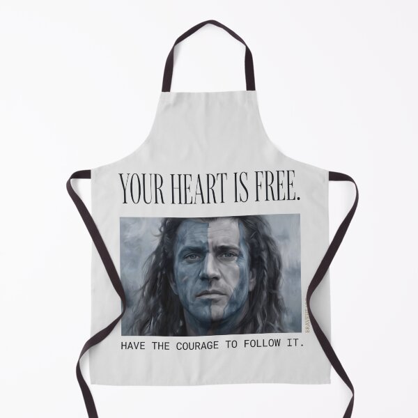 Item preview, Your Heart Is Free Have The Courage To Follow It - Braveheart Quote designed and sold by Enea Kelo.