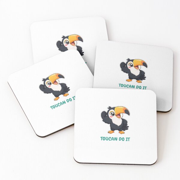 Item preview, Toucan Do It Cute Kawaii Toucan designed and sold by BoosterShop.