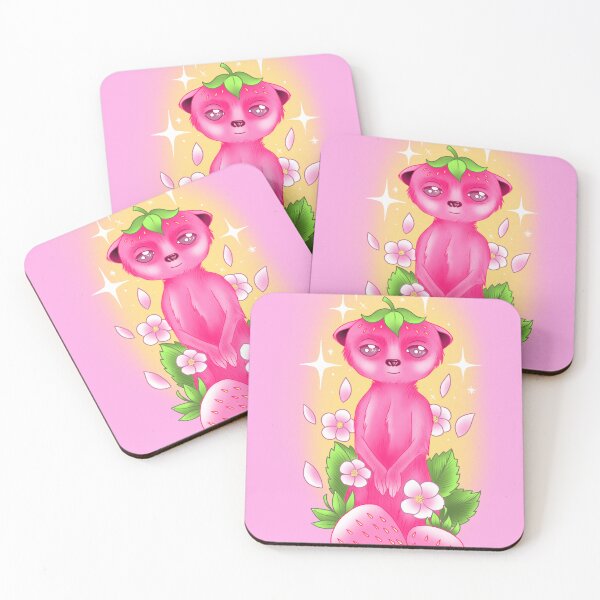 Item preview, Strawberry Meerkat designed and sold by Chloeinkwell.