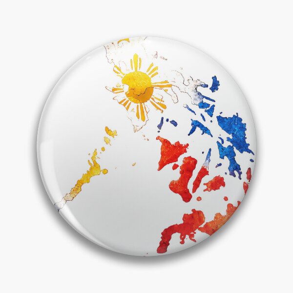 Item preview, Philippines Map with National Flag Design designed and sold by ali prints.