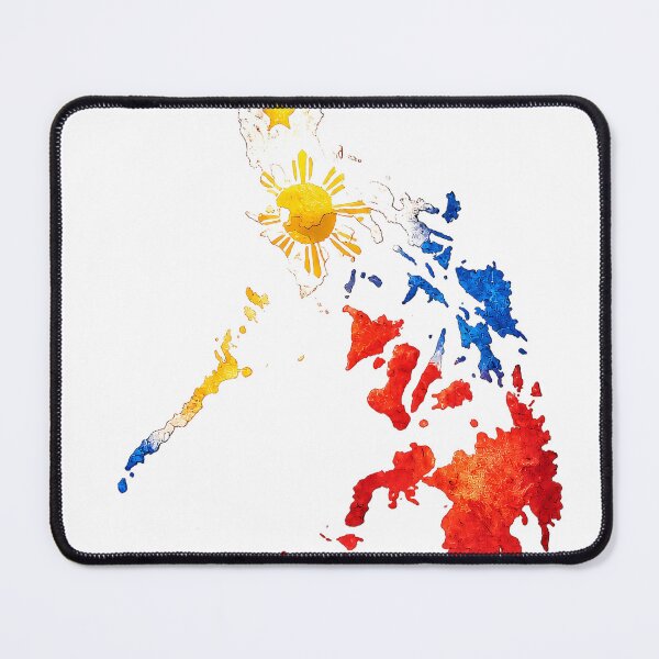 Item preview, Philippines Map with National Flag Design designed and sold by ali prints.