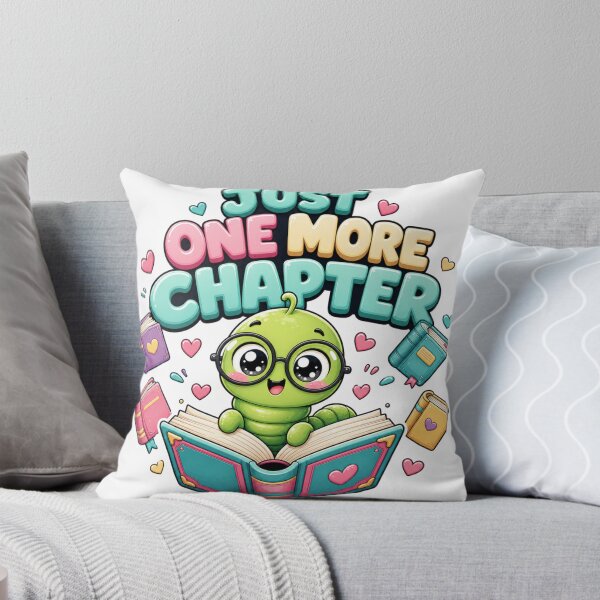 Item preview, Just One More Chapter Sweet Bookworm designed and sold by BoosterShop.