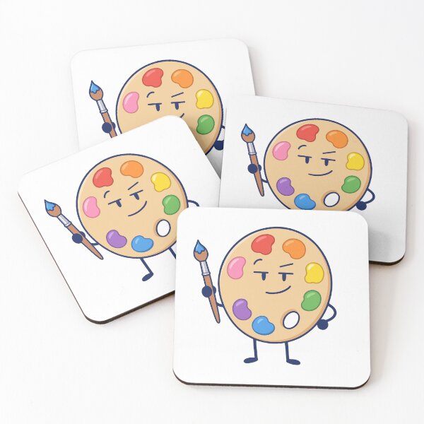 Item preview, Lindo personaje de artista con paleta de pintura designed and sold by teeperfect.