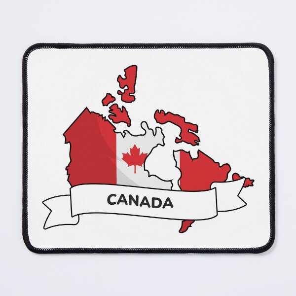 Item preview, Canadian Pride Flag Map Illustration designed and sold by Travel.Art.