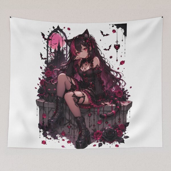 Item preview, Copy of Copy of Copy of Copy of Copy of Copy of Copy of Copy of Copy of Copy of  Cute Gothic Anime Girl Everything Sucks  designed and sold by Revyra Design .
