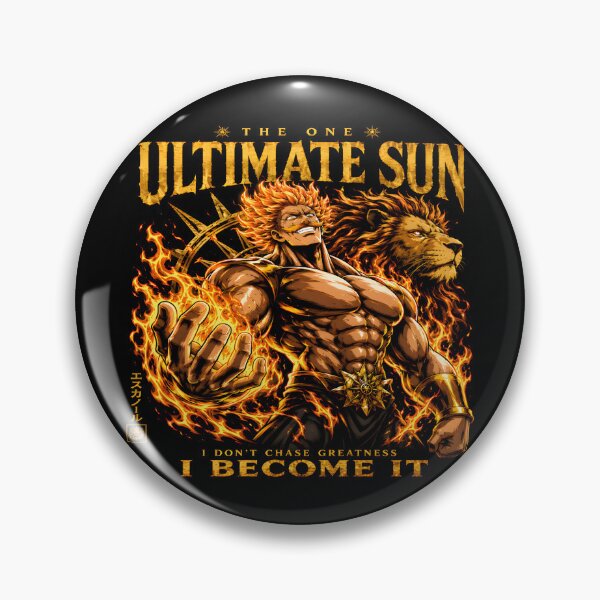 Item preview,  The One Ultimate Sun - Flaming Lion's Sin Warrior -I Don't Chase Greatness- I Become It-Aesthetic Design designed and sold by TTdesigns123.