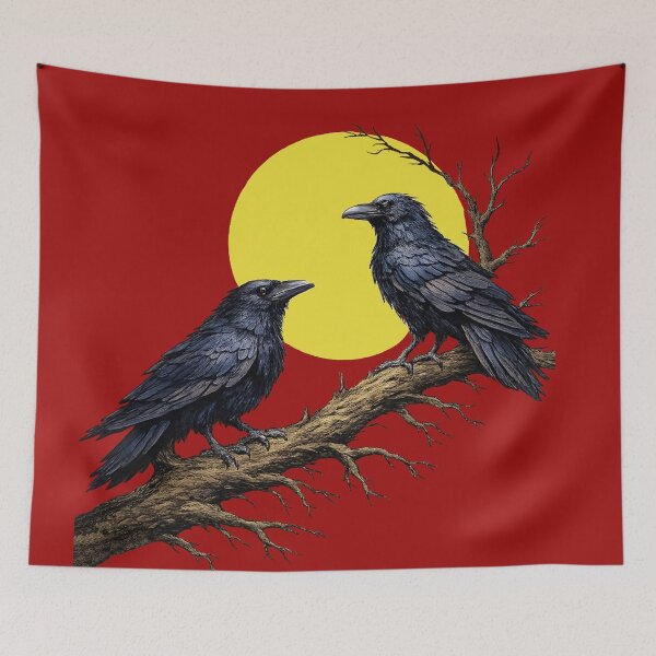 Item preview, Black Crows in the Moonlight designed and sold by shorethings.
