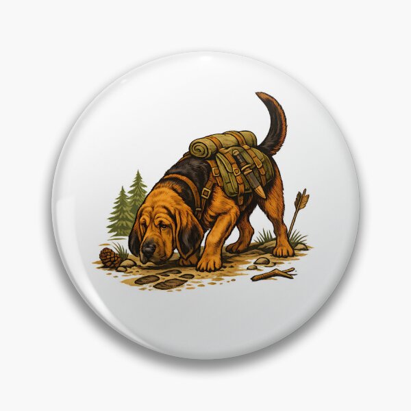 Item preview, Forest Tracking Hound designed and sold by Daily Quirk.