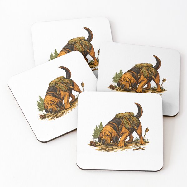 Item preview, Forest Tracking Hound designed and sold by Daily Quirk.
