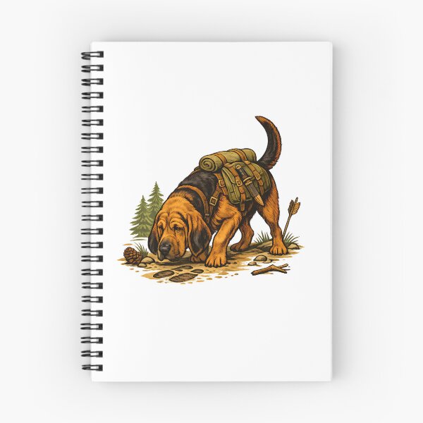 Item preview, Forest Tracking Hound designed and sold by Daily Quirk.