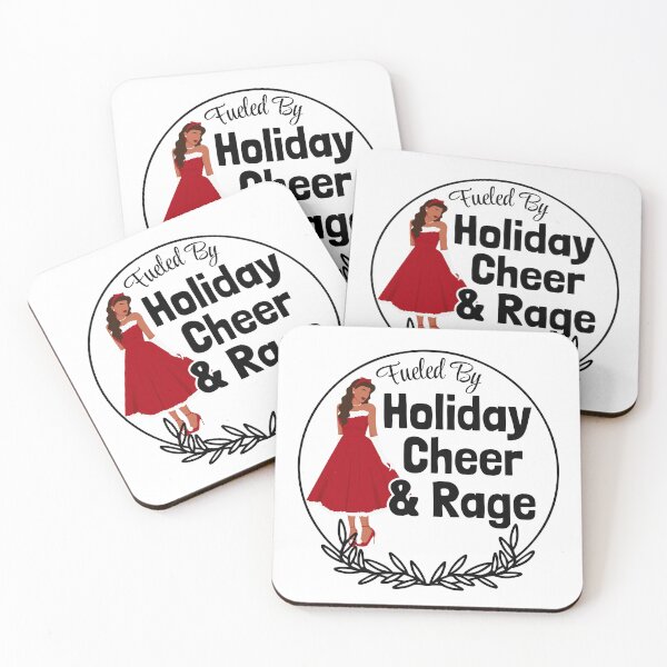 Item preview, Holiday Cheer and Rage designed and sold by Nope Cat Studio.