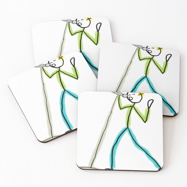 Item preview, Arts Karaoke Singing Stickman Cute For boys Girls designed and sold by Designs-by-kai.