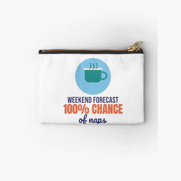 Item preview, Weekend Forecast 100% Chance of Naps - Funny Cozy Shirt designed and sold by RankShift.