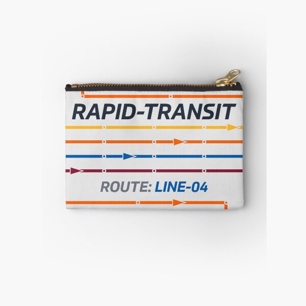 Item preview, Rapid Transit System Map - Route Line 04 | Geometric Network designed and sold by KozbiDesign.