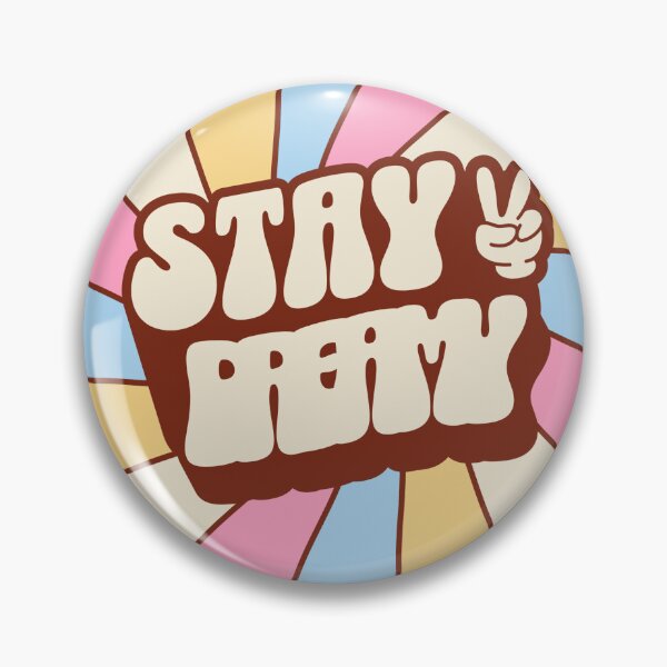 Artikelvorschau, Stay Dreamy Retro 70er Spruch Positive Vibes entworfen und verkauft von BoosterShop.