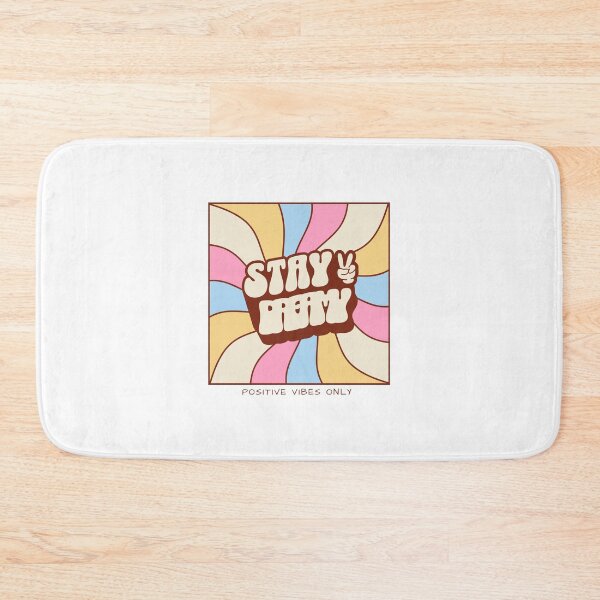 Item preview, Stay Dreamy Retro 70s Saying Positive Vibes designed and sold by BoosterShop.