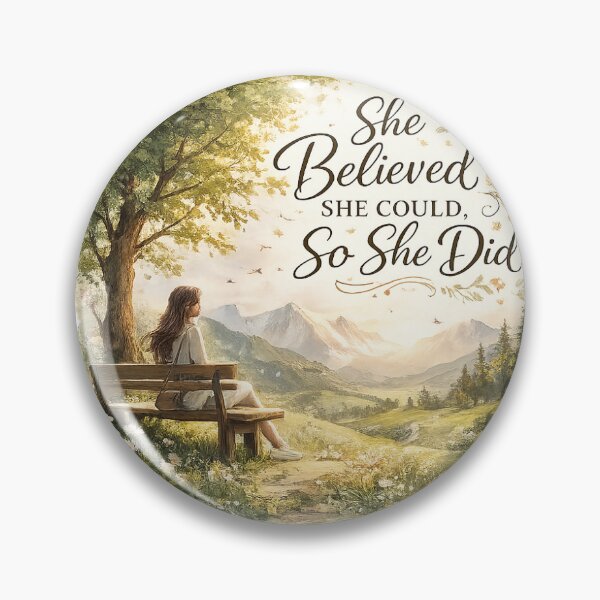 Item preview, She Believed She Could So She Did designed and sold by Arts121.