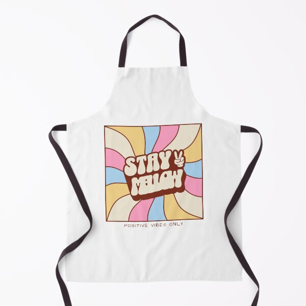 Item preview, Stay Mellow Retro 70s Saying Positive Vibes designed and sold by BoosterShop.