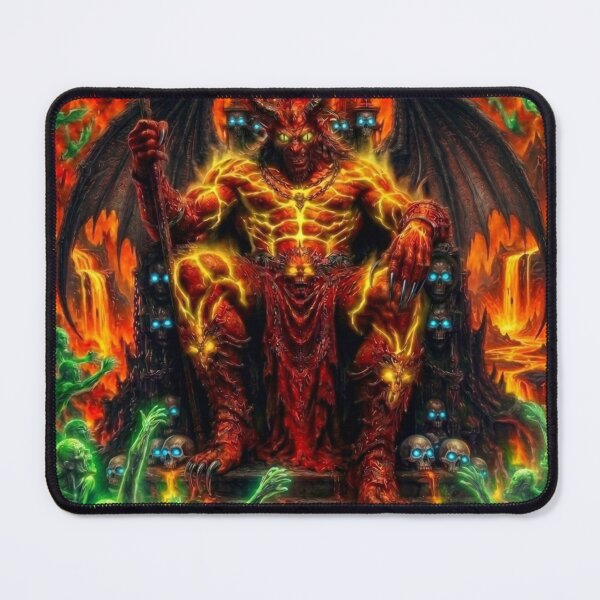 Item preview, Evil Incarnate: Devil on His Throne in Hell designed and sold by Trans4med.