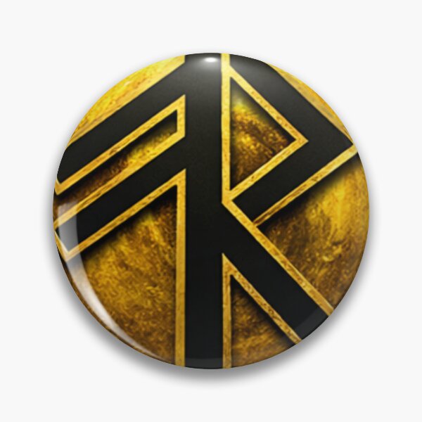 Item preview, Energy Rune – Golden Norse Symbol of Power designed and sold by Warrior’s Path.