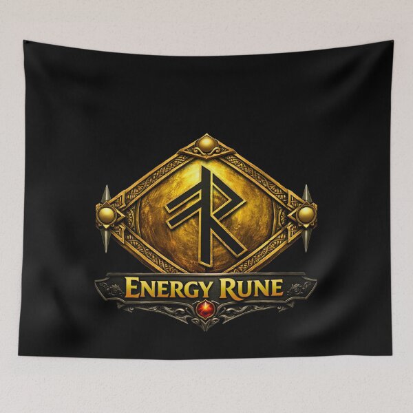 Item preview, Energy Rune – Golden Norse Symbol of Power designed and sold by Warrior’s Path.