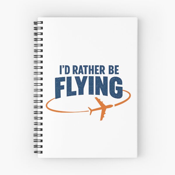 Item preview, Funny Retro Pilot Gift "I'd Rather Be Flying" Aviation Typography design for pilots and aviation lovers who dream about the sky designed and sold by EMaviation_.