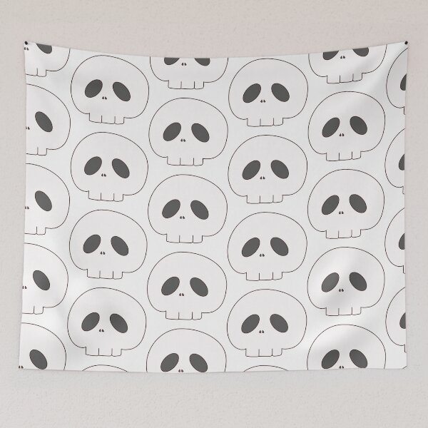 Item preview, Cute Halloween Skull Head Cartoon designed and sold by Zmonz.