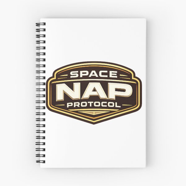 Item preview, Space Nap Protocol Funny Sci Fi Space Badge Design designed and sold by Jaani-T.