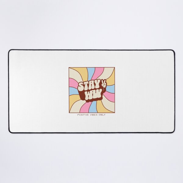 Item preview, Stay Wavy Retro 70s Saying Positive Vibes designed and sold by BoosterShop.