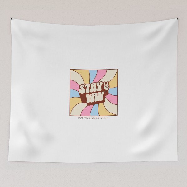 Artikelvorschau, Stay Wavy Retro 70er Spruch Positive Vibes entworfen und verkauft von BoosterShop.