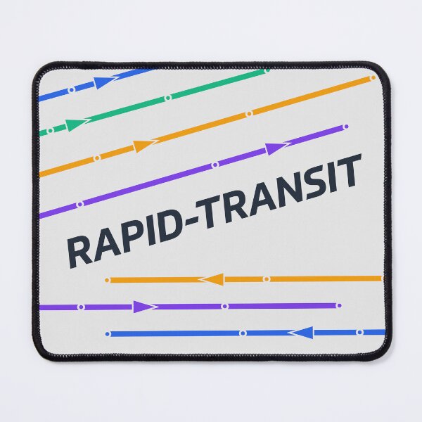 Item preview, Rapid Transit System Map - Route Line 03 | Diagonal Transit designed and sold by KozbiDesign.