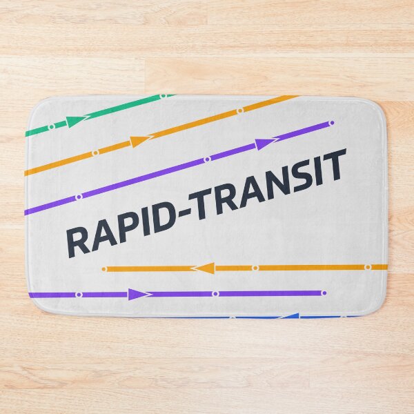 Item preview, Rapid Transit System Map - Route Line 03 | Diagonal Transit designed and sold by KozbiDesign.