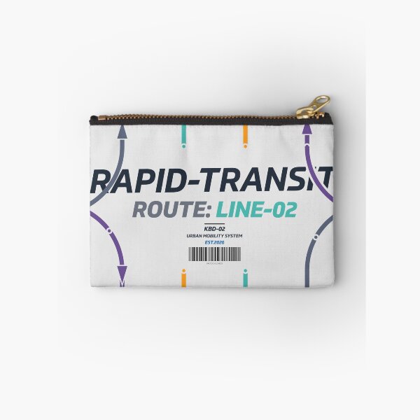 Item preview, Rapid Transit System Map - Route Line 02 | Vertical Mobility designed and sold by KozbiDesign.
