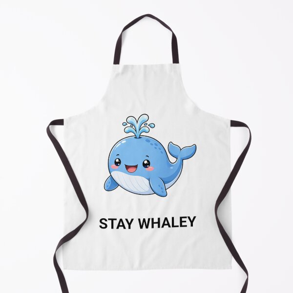 Item preview, Stay Whaley Cute Kawaii Whale Quote designed and sold by BoosterShop.