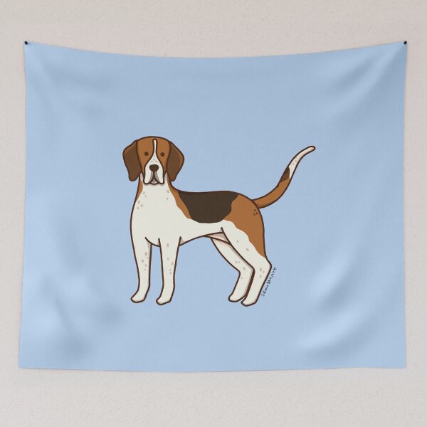 Item preview, English Foxhound Dog designed and sold by julianamotzko.