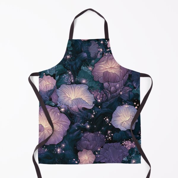 Item preview, Glowing Magical Mushroom Forest Dark Fantasy Floral Pattern designed and sold by VectorForge.