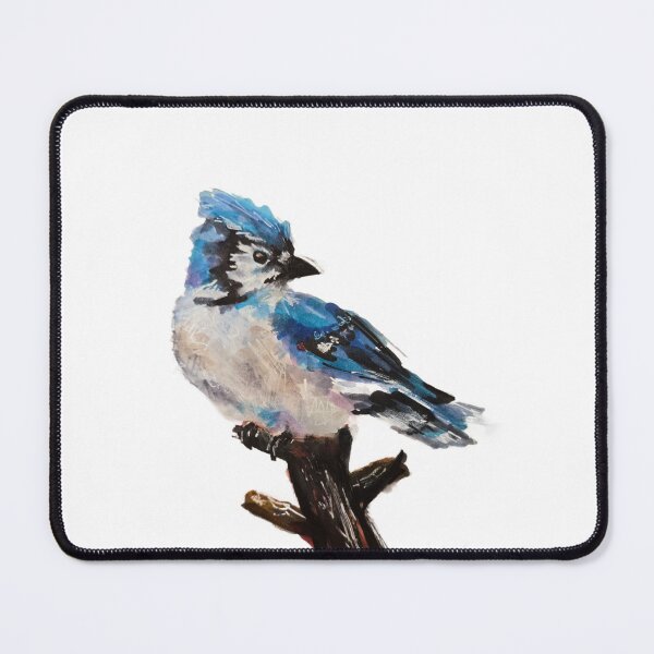 Item preview, Watercolour Print of Blue Jay designed and sold by jadexjournal.