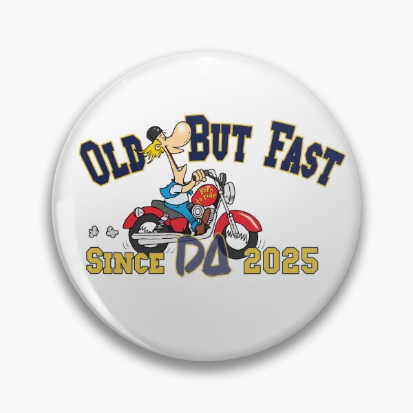 Item preview, Old But Fast Vintage Varsity Mascot Funny Biker Motorcycle Athletic College Streetwear Graphic designed and sold by DesignArtist.ia.