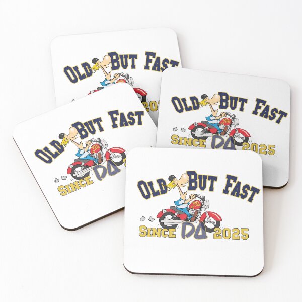 Item preview, Old But Fast Vintage Varsity Mascot Funny Biker Motorcycle Athletic College Streetwear Graphic designed and sold by DesignArtist.ia.