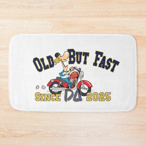 Item preview, Old But Fast Vintage Varsity Mascot Funny Biker Motorcycle Athletic College Streetwear Graphic designed and sold by DesignArtist.ia.