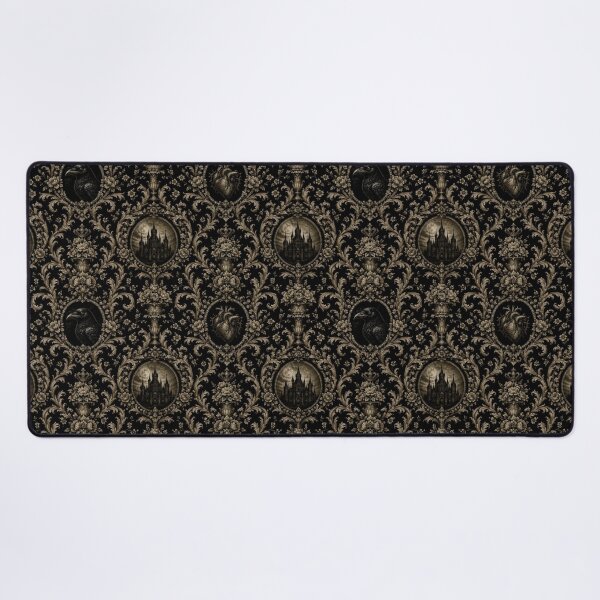 Item preview, Gothic Raven Castle Damask designed and sold by cabuks.