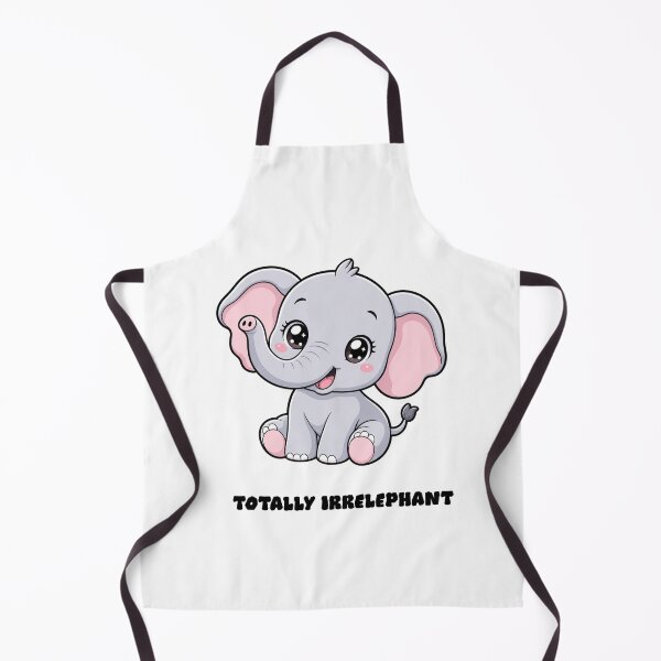 Item preview, Totally Irrelephant Cute Kawaii Elephant Wordplay designed and sold by BoosterShop.