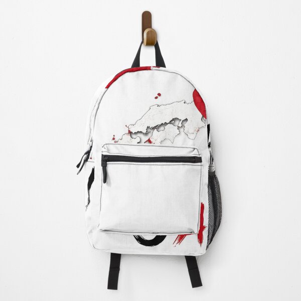 Item preview, Japan Map with Flag and Kanji Design designed and sold by ali prints.