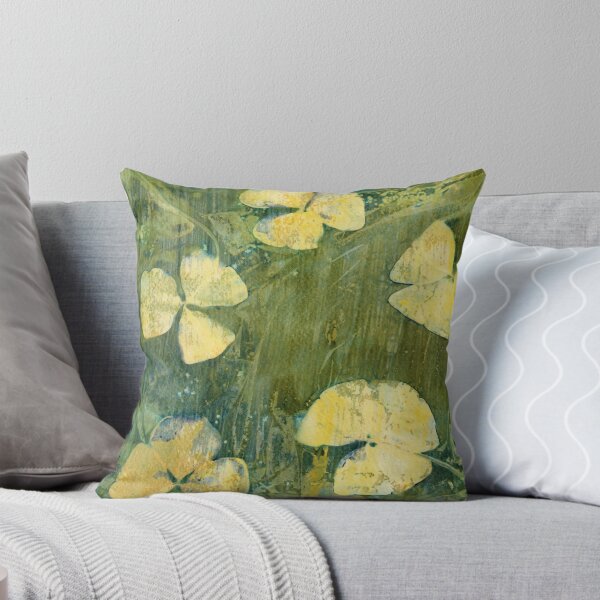 Item preview, Oxalis Cyanotype Botanical Print | St. Patrick’s Day Art | Green Botanical Wall Art | Nature Inspired Plant Artwork by Nicole Giger  designed and sold by NicoleGiger.Studio.