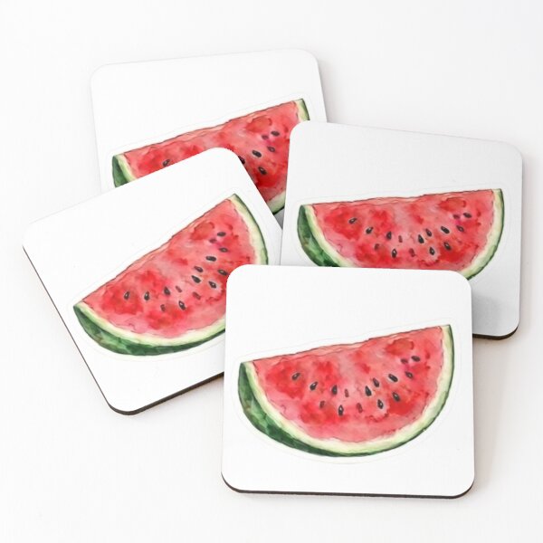 Item preview, Watermelon Slice - Watercolor Japanese Summer - Fashion & Sticker Art designed and sold by asumintjapan1.